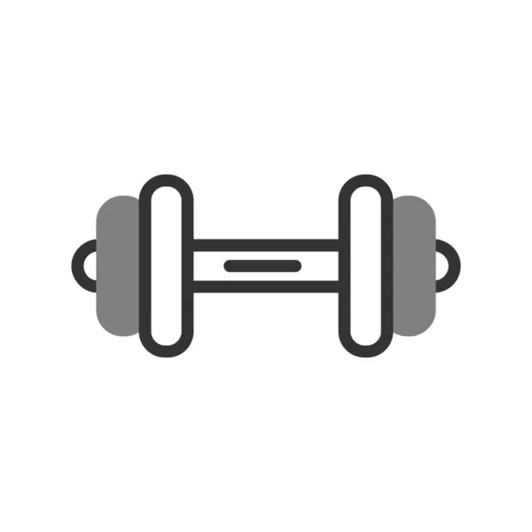 Dumbbell Icon Modern Vector Illustration Design — Vetor de Stock