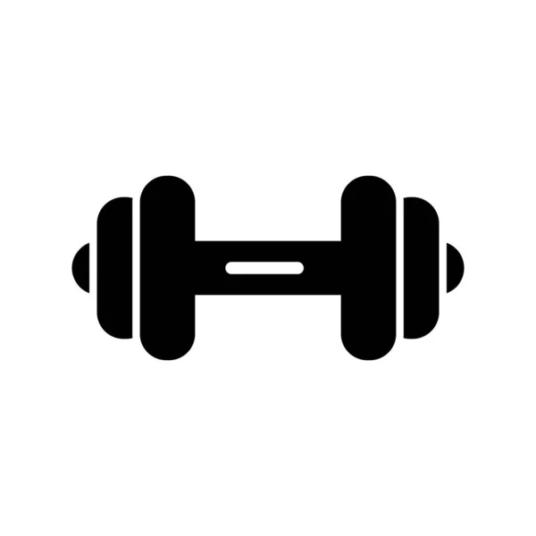 Dumbbell Icoon Modern Vector Illustratie Ontwerp — Stockvector