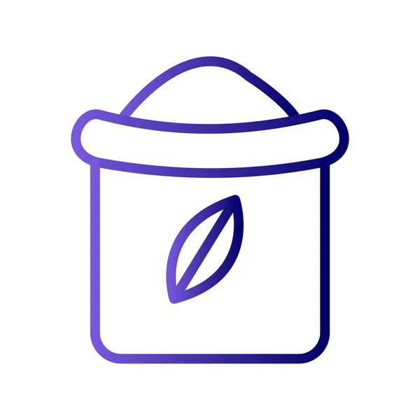 Flour Simple Icon Vector Illustration — Vetor de Stock