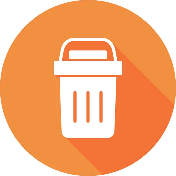 Recycle Bin Vector Illustration Icon — Wektor stockowy