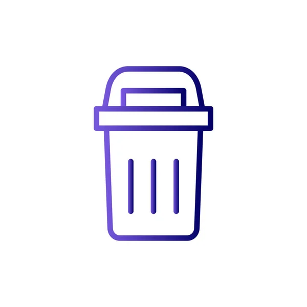 Recycle Bin Vector Illustration Icon — 图库矢量图片