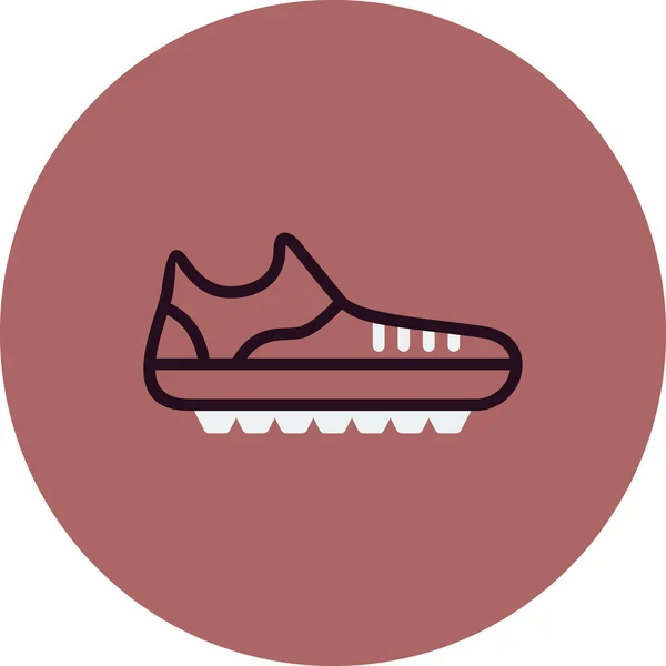 Shoe Icon Vector Design Illustration — Stok Vektör