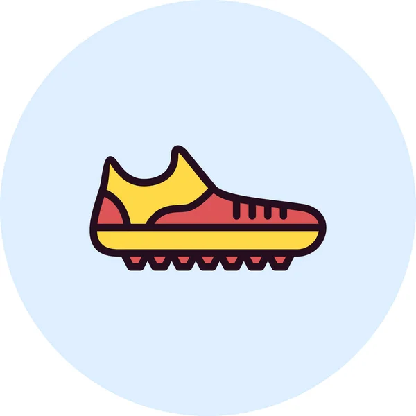 Shoe Icon Vector Design Illustration — Archivo Imágenes Vectoriales