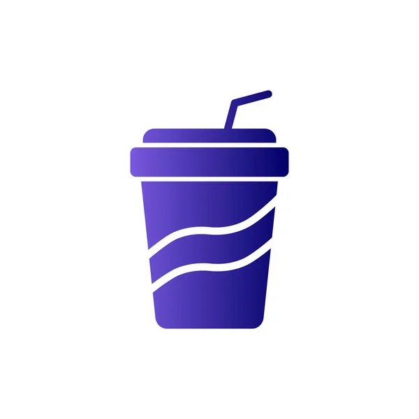 Soda Web Icon Vektor Illustration — Stockvektor