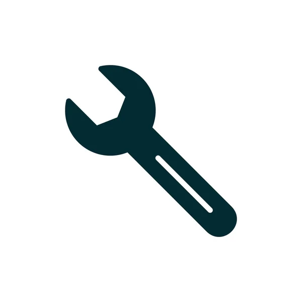 Spanner Icon Linear Vector Illustration — 스톡 벡터