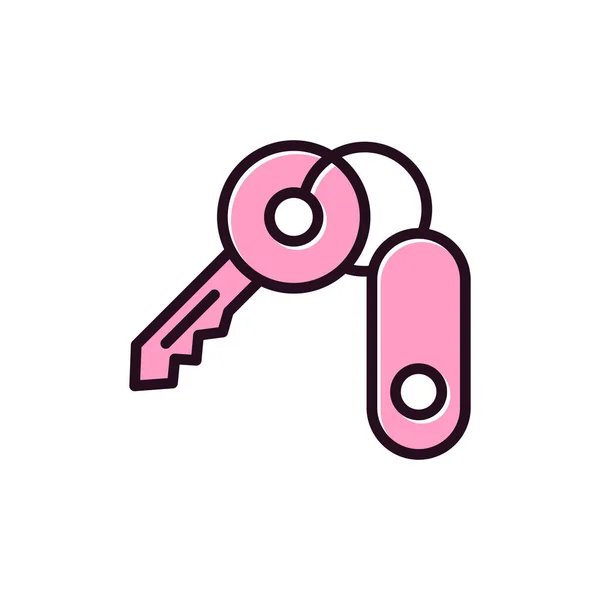 Key Icon Vector Illustration — Stock Vector