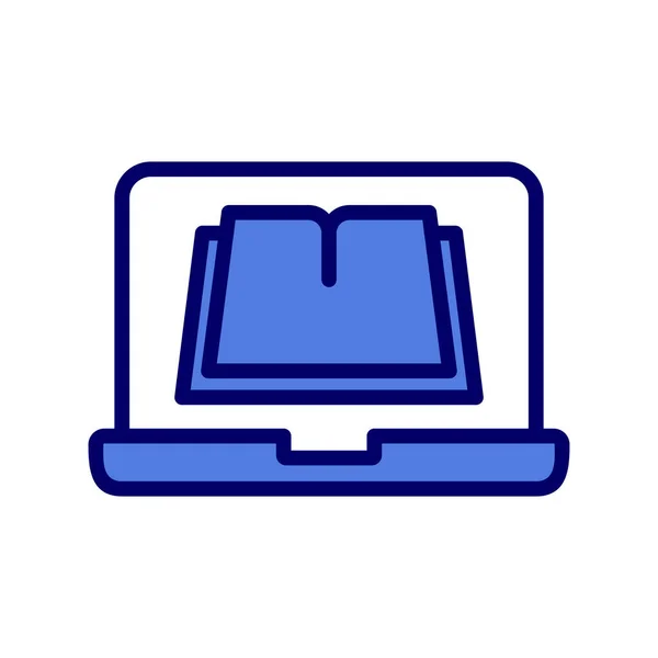 Online Learning Icon Vector Illustration — Stock Vector