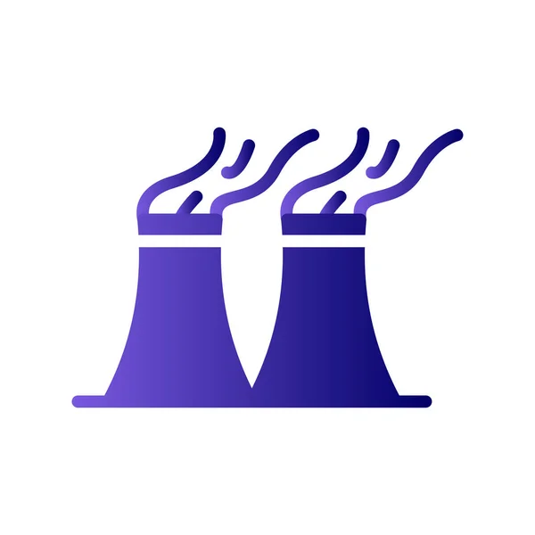 Znečišťovací Potrubí Izolovaný Symbol Obrysu Ilustrace — Stockový vektor