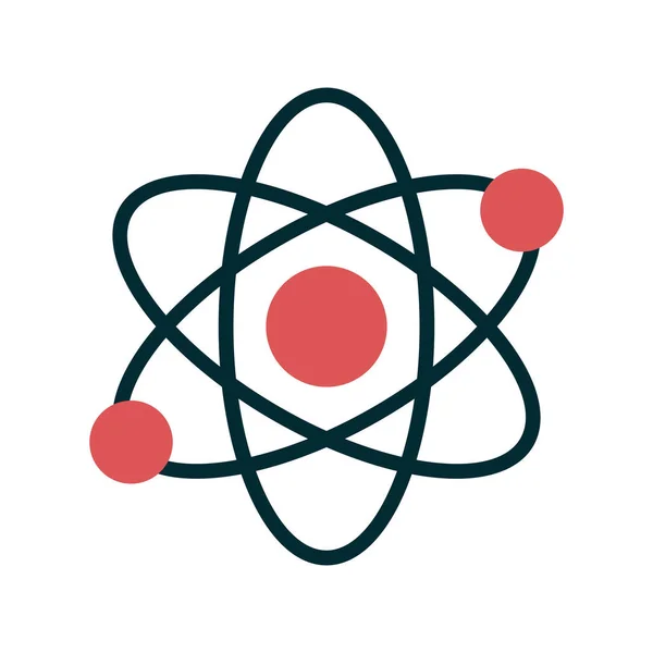 Atom Web Icon Vektor Illustration — Stockvektor