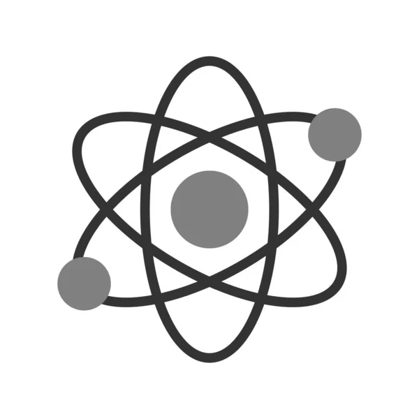 Illustrazione Vettoriale Icona Web Atomo — Vettoriale Stock