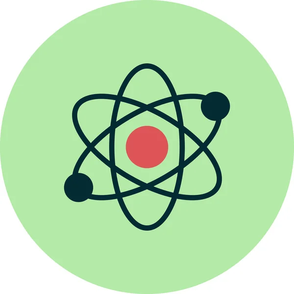 Atom Web Icon Vektor Illustration — Stockvektor