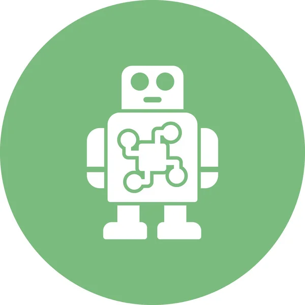 Robot Icon Simple Vector Illustration —  Vetores de Stock