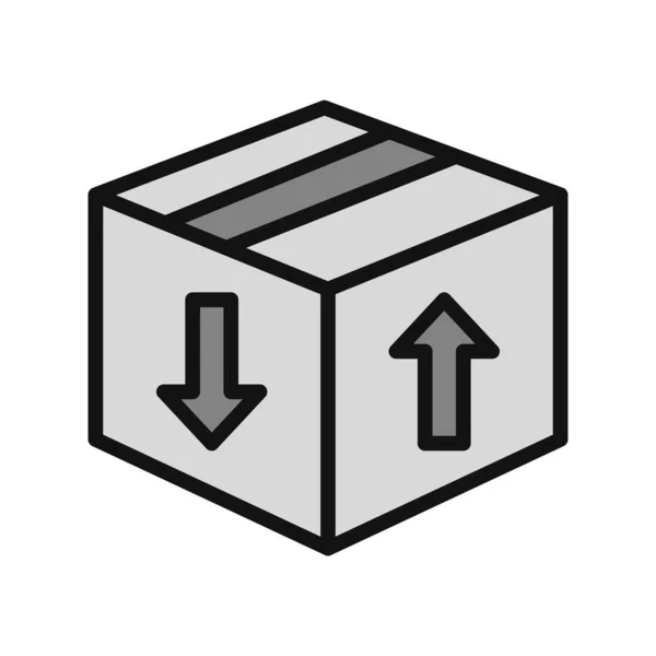 Vektor Illustration Von Box Icon — Stockvektor