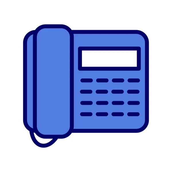 Telephone Web Icon Simple Design — Stock Vector