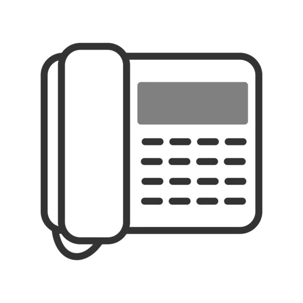 Телефон Простий Дизайн Піктограми Веб — стоковий вектор