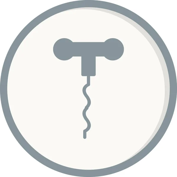 Corkscrew Icon Vector Design Illustration — Stockvector