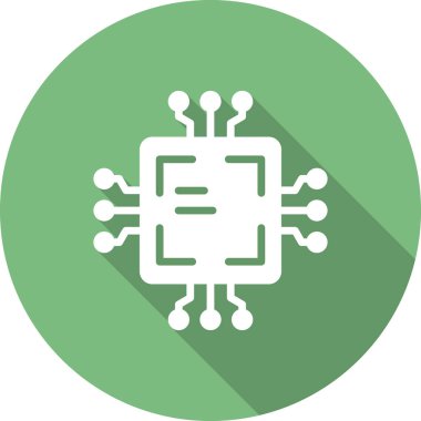 çip simgesi vektör gösterimi