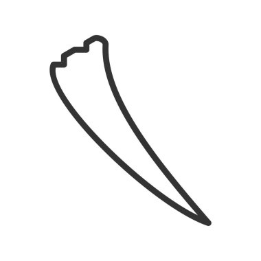 bir çatal vektör çizim