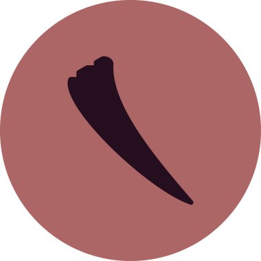 Tek bir simgenin vektör illüstrasyonu