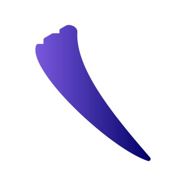 Taze biber ikonu. Web tasarımı için çatal vektör sembolünün düz çizimi