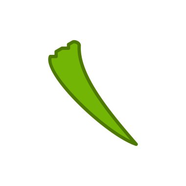 Tusk simgesinin vektör illüstrasyonu