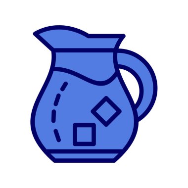 Su testisi, web simgesi basit illüstrasyon