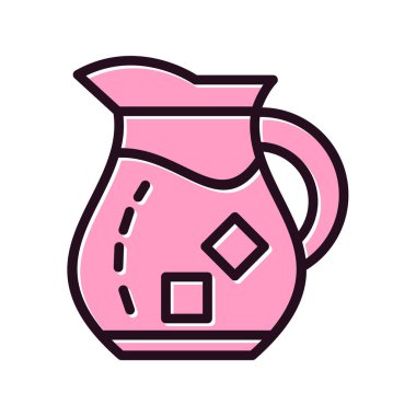 Su testisi, web simgesi basit illüstrasyon