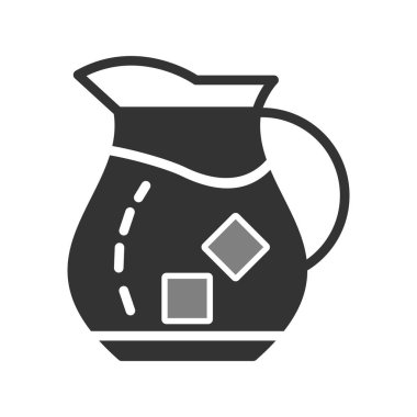 Su testisi, web simgesi basit illüstrasyon