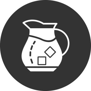 Su testisi, web simgesi basit illüstrasyon