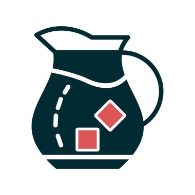 Su testisi, web simgesi basit illüstrasyon