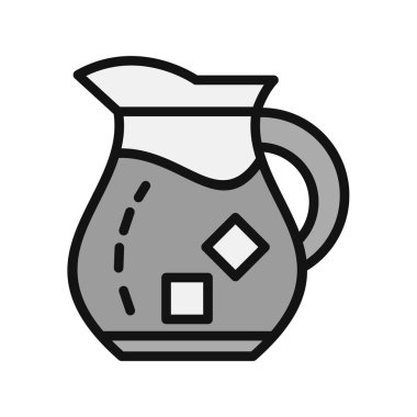 Su testisi, web simgesi basit illüstrasyon