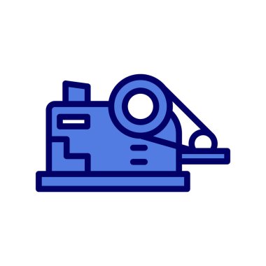 Crusher modern simgesinin vektör çizimi