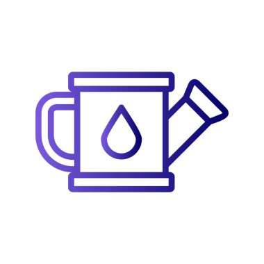 sulandırma kutusu simgesi, basit vektör illüstrasyon masajı