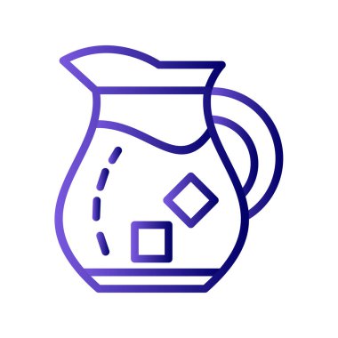 Su testisi, web simgesi basit illüstrasyon