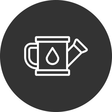 sulandırma kutusu simgesi, basit vektör illüstrasyon masajı