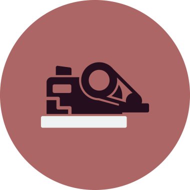 Crusher modern simgesinin vektör çizimi