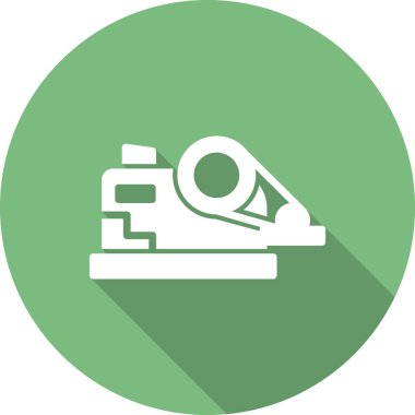 Crusher modern simgesinin vektör çizimi