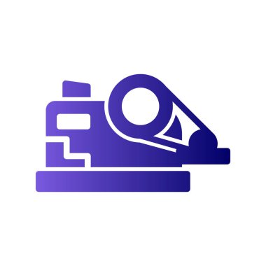 Crusher modern simgesinin vektör çizimi