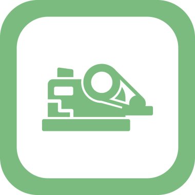 Crusher modern simgesinin vektör çizimi