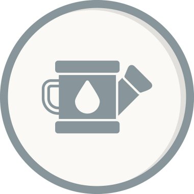 sulandırma kutusu simgesi, basit vektör illüstrasyon masajı