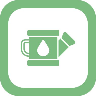 sulandırma kutusu simgesi, basit vektör illüstrasyon masajı