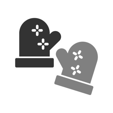 Kış Eldivenleri vektör illüstrasyonu