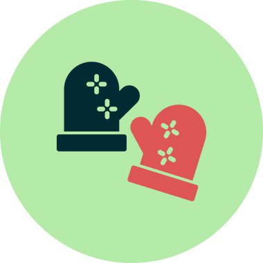 Kış Eldivenleri vektör illüstrasyonu