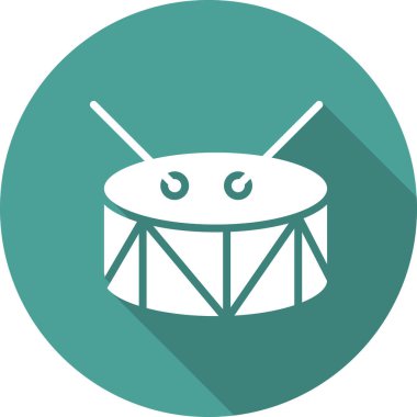 davul simgesi vektör müzik aracı işareti