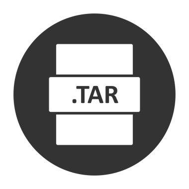 TAR dosya biçimi, basit vektör illüstrasyonu