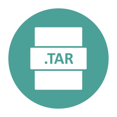 TAR dosya biçimi, basit vektör illüstrasyonu