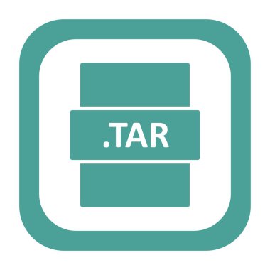 TAR dosya biçimi, basit vektör illüstrasyonu