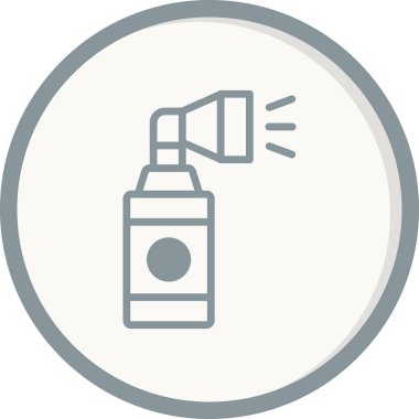 Hava Boynuzu simgesi vektörü. İnce çizgi işareti. izole edilmiş sınır sembolü çizimi