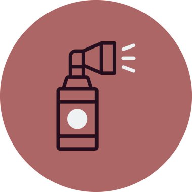 Hava Boynuzu simgesi vektörü. İnce çizgi işareti. izole edilmiş sınır sembolü çizimi