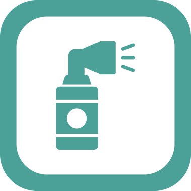 Hava Boynuzu simgesi vektörü. İnce çizgi işareti. izole edilmiş sınır sembolü çizimi